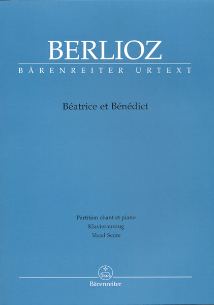 Berlioz Beatrice Et Benedict Vocal Score